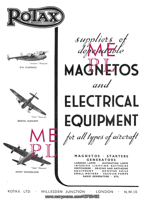 : Rotax Magnetos & Electrical Equipment : Rotax Magnetos & Electrical Equipment