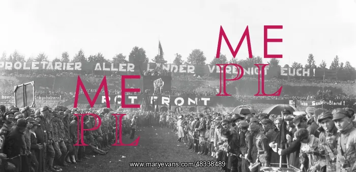: Rotfront day in Berlin, circa 1920s : Rotfront day in Berlin, circa 1920s