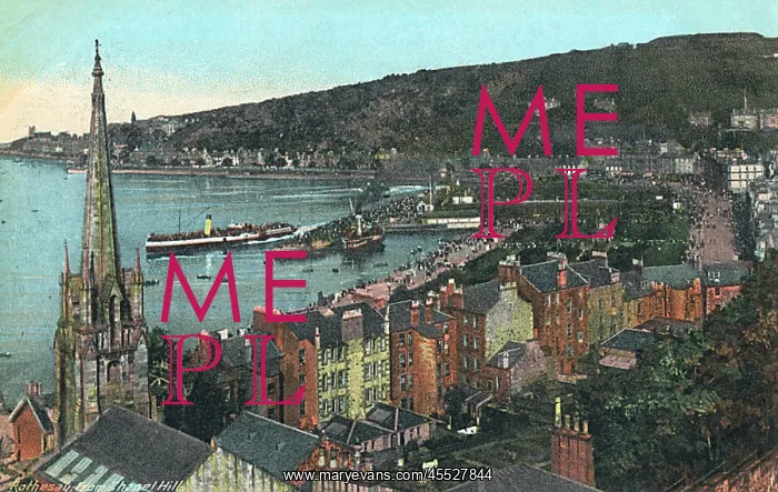: Rothesay from Chapel Hill, Scotland : Rothesay from Chapel Hill, Scotland