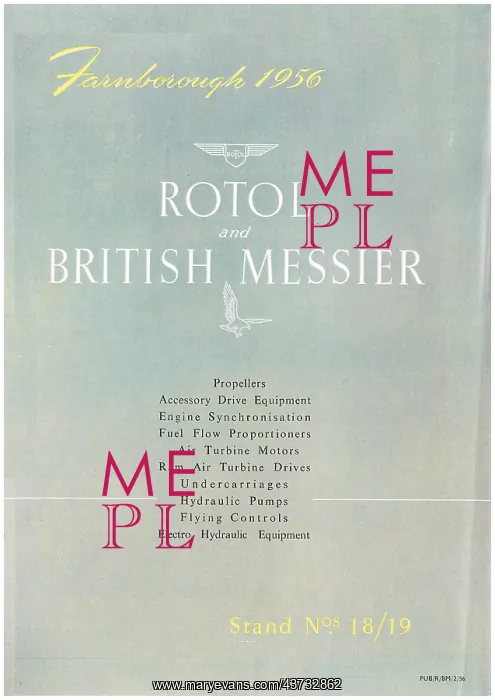 : Rotol & British Messier - Rotol Propellers : Rotol & British Messier - Rotol Propellers