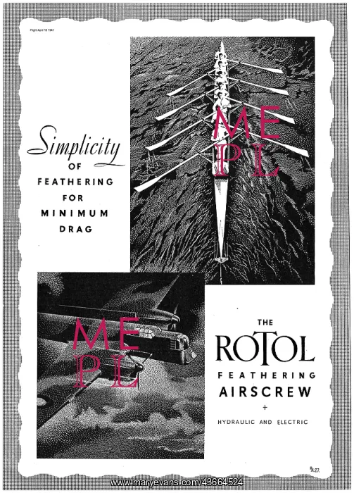  : Rotol Feathering Propellers