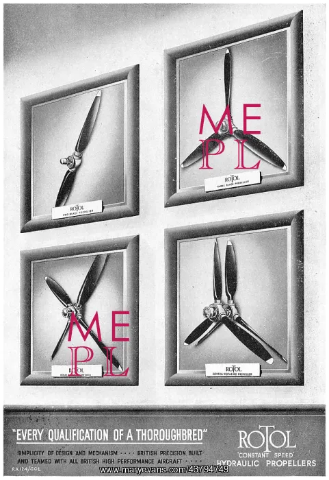 : Rotol Propellers, Accessory Drive Equipment & Components : Rotol Propellers, Accessory Drive Equipment & Components