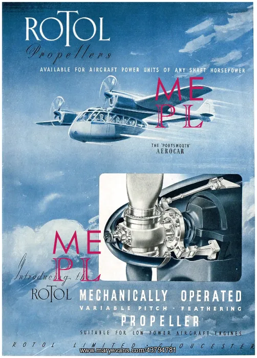 : Rotol Propellers, Accessory Drive Equipment & Components : Rotol Propellers, Accessory Drive Equipment & Components