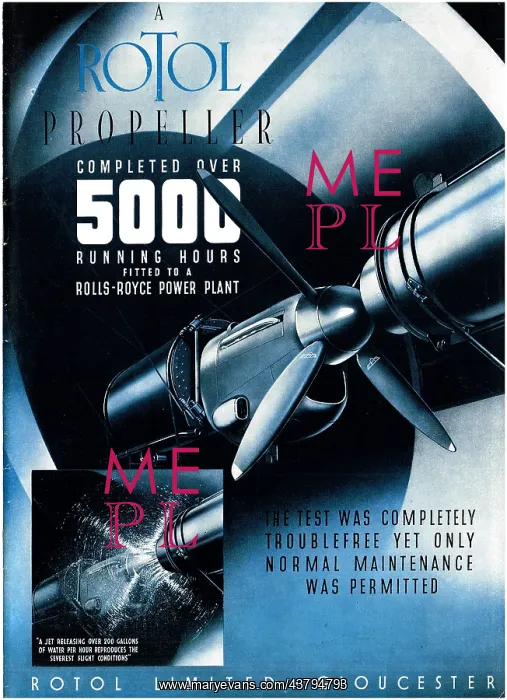  : Rotol Propellers, Accessory Drive Equipment & Components