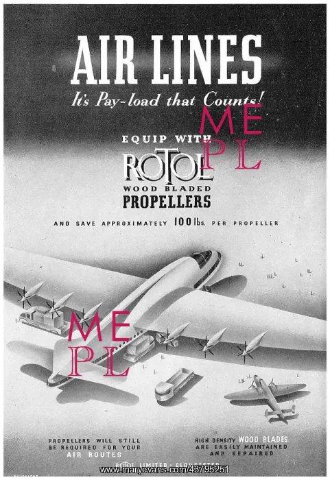 : Rotol Propellers, Accessory Drive Equipment & Components : Rotol Propellers, Accessory Drive Equipment & Components