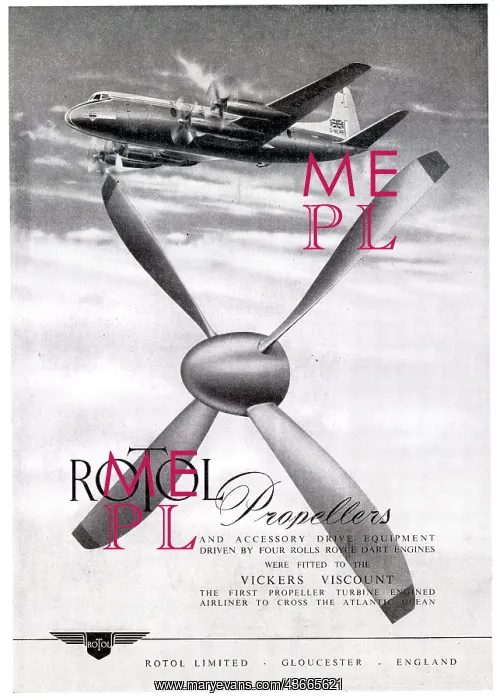  : Rotol Propellers, Accessory Gearboxes & Equipment