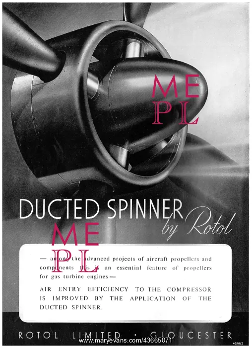 : Rotol Propellers - Rotol Ducted Spinners 1948 : Rotol Propellers - Rotol Ducted Spinners 1948