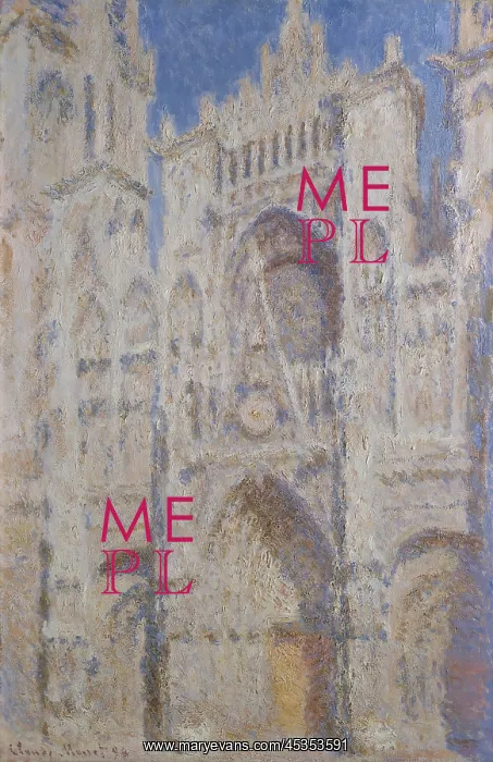 : Rouen Cathedral: The Portal (Sunlight), by Claude : Rouen Cathedral: The Portal (Sunlight), by Claude