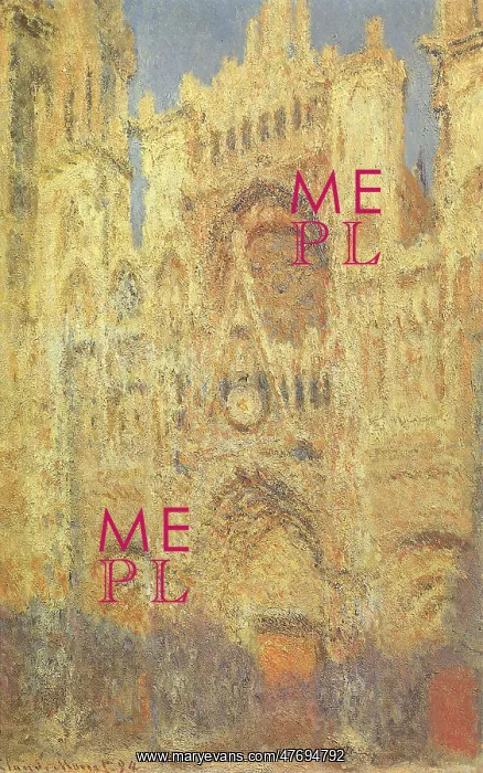  : Rouen Cathedral at Sunset, by Monet