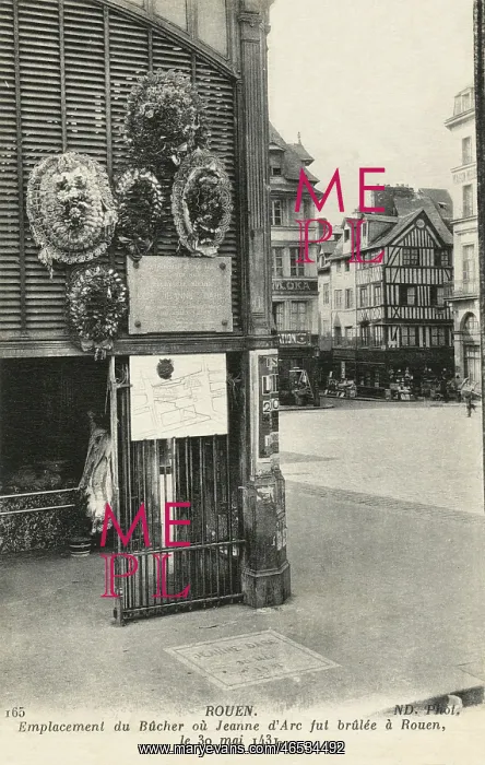 : Rouen - Site of the execution of Joan of Arc : Rouen - Site of the execution of Joan of Arc