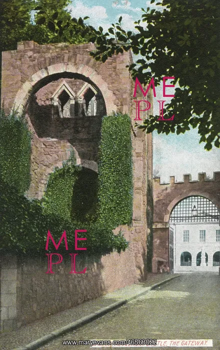 : Rougemont Castle, Exeter, Devon - The Gateway : Rougemont Castle, Exeter, Devon - The Gateway