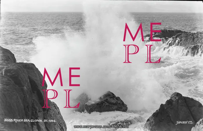 : Rough Sea at Clodgy, St. Ives : Rough Sea at Clodgy, St. Ives