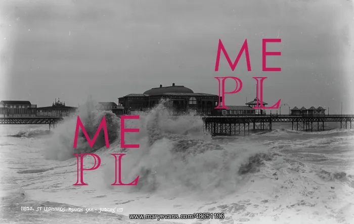 : Rough Sea at St. Leonards : Rough Sea at St. Leonards
