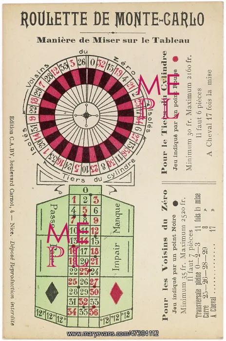  : ROULETTE INSTRUCTIONS