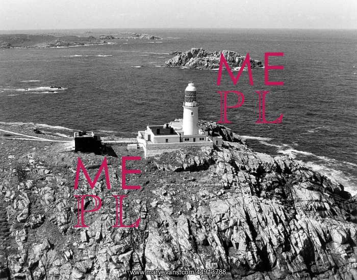 : Round Island Lighthouse, Isles of Scilly : Round Island Lighthouse, Isles of Scilly
