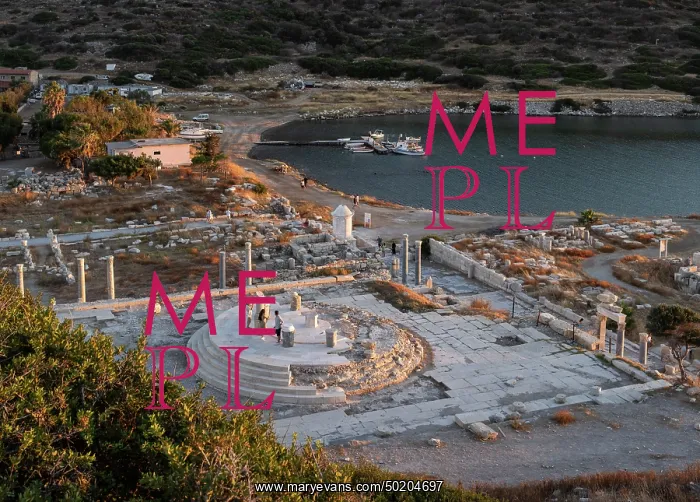 : Round Temple, Knidos, Mugla, Turkey : Round Temple, Knidos, Mugla, Turkey