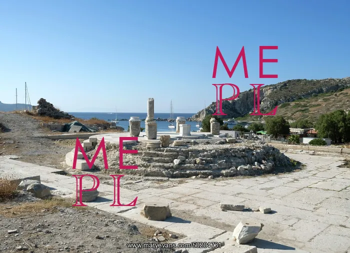 : Round Temple, Knidos, Mugla, Turkey : Round Temple, Knidos, Mugla, Turkey