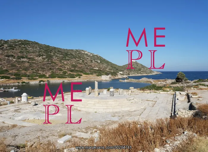 : Round Temple, Knidos, Mugla, Turkey : Round Temple, Knidos, Mugla, Turkey