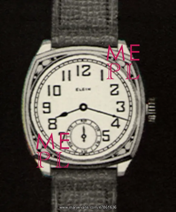  : Rounded Silver Watch