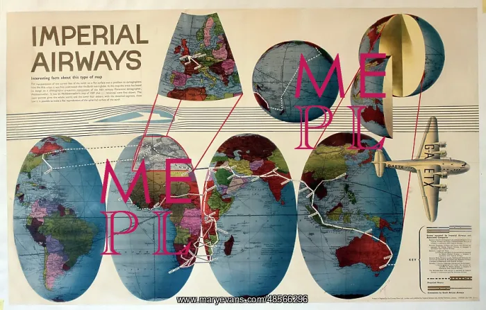 : Route map, Imperial Airways : Route map, Imperial Airways