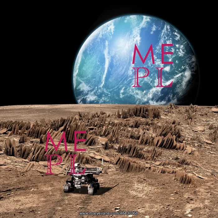 : A rover explores a rocky, barren moon : A rover explores a rocky, barren moon