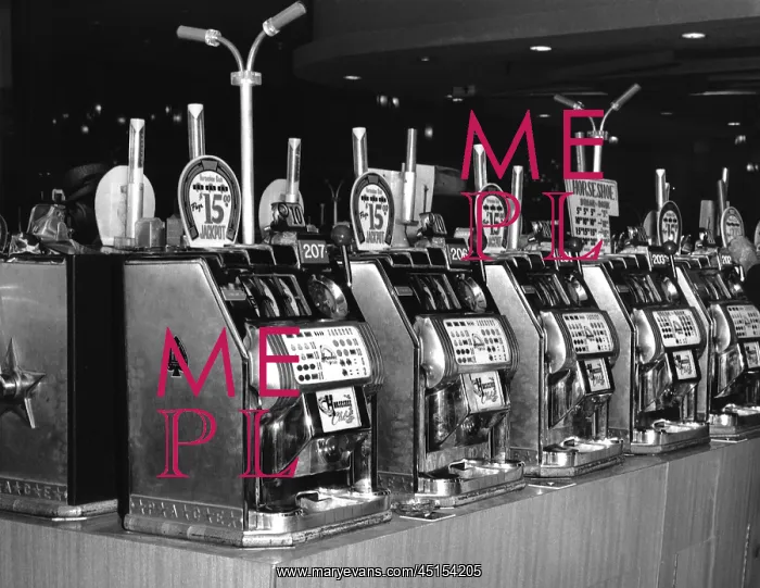  : Row of Old Slot Machines
