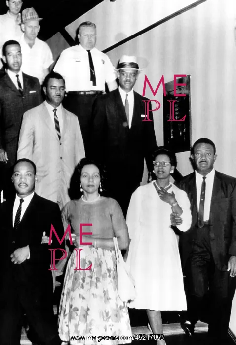 : front row: Reverend Martin Luther King Jr. ? : front row: Reverend Martin Luther King Jr. ?
