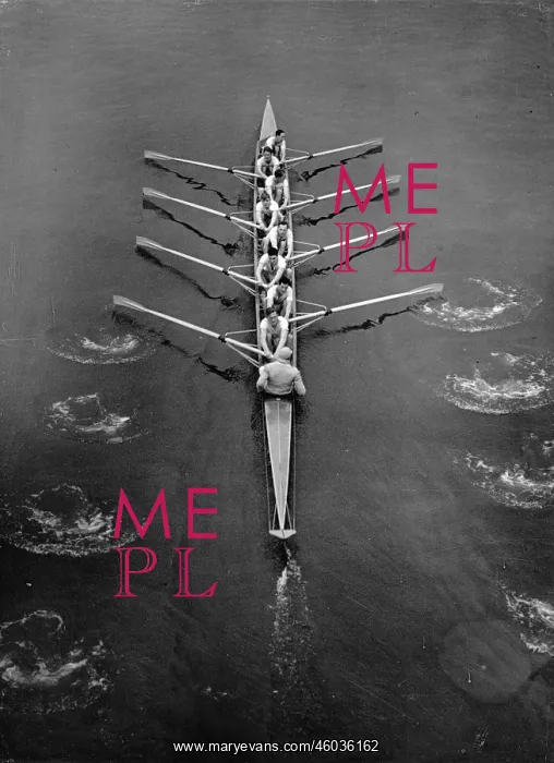 : The rowing team of Cambridge : The rowing team of Cambridge