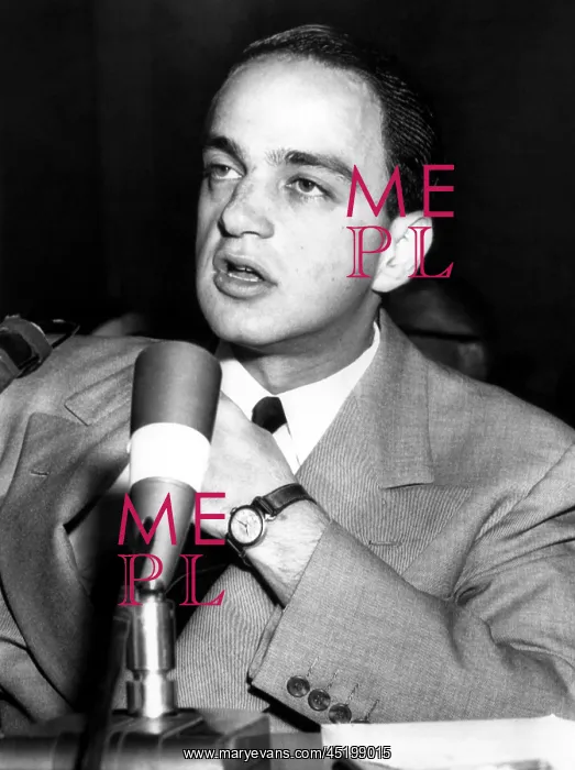 : Roy Cohn at the McCarthy-Army hearings, ? : Roy Cohn at the McCarthy-Army hearings, ?
