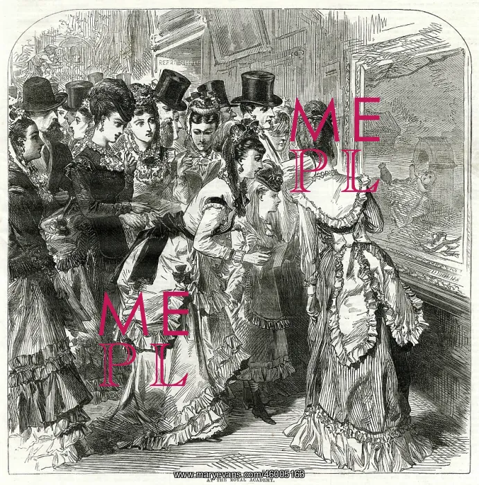 : At the Royal Academy 1870 : At the Royal Academy 1870