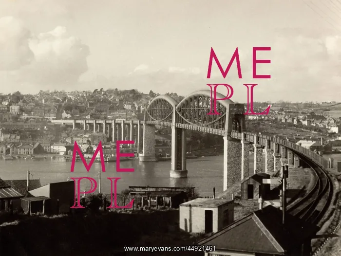 : Royal Albert Bridge at Plymouth, Devon : Royal Albert Bridge at Plymouth, Devon