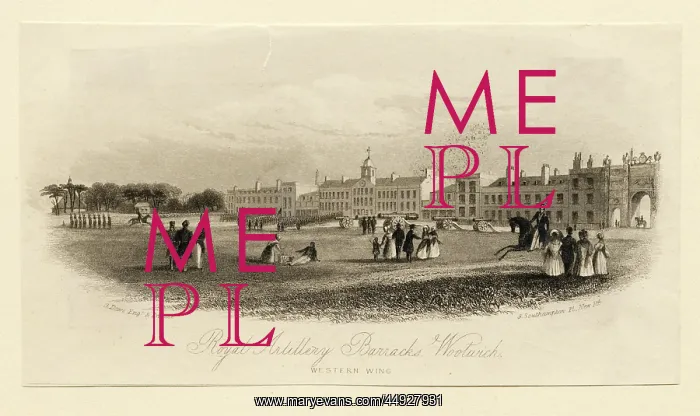: Royal Artillery Barracks, Woolwich. Western Wing : Royal Artillery Barracks, Woolwich. Western Wing