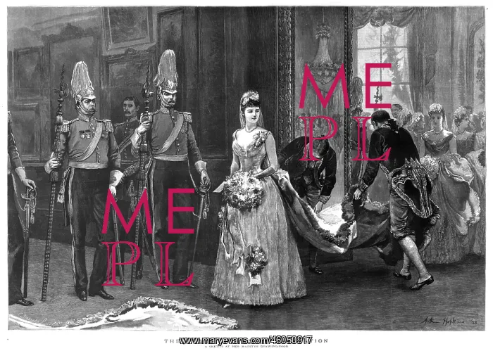 : Royal Bride before presentation : Royal Bride before presentation