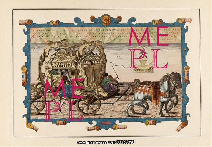 : Royal Carriage, c. 16th C : Royal Carriage, c. 16th C