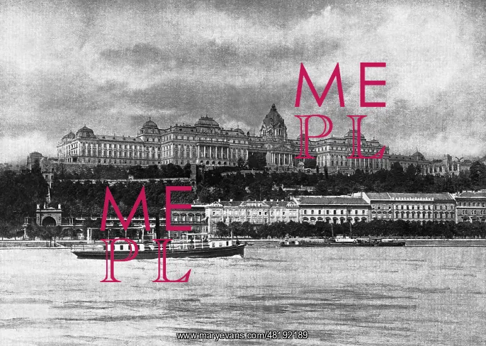: Royal Castle In Budapest, 1918 : Royal Castle In Budapest, 1918