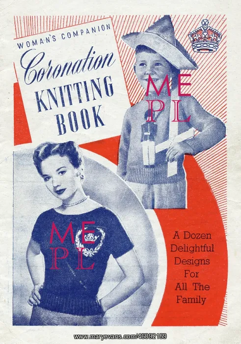 : Royal Coronation 1953 knitting book : Royal Coronation 1953 knitting book
