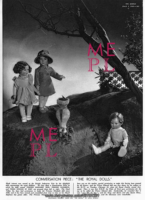 : The Royal Dolls by Angus McBean : The Royal Dolls by Angus McBean