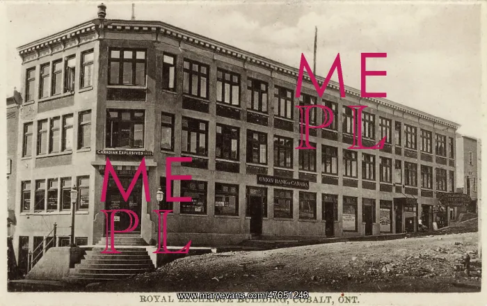 : Royal Exchange Building, Cobalt, Ontario, Canada : Royal Exchange Building, Cobalt, Ontario, Canada