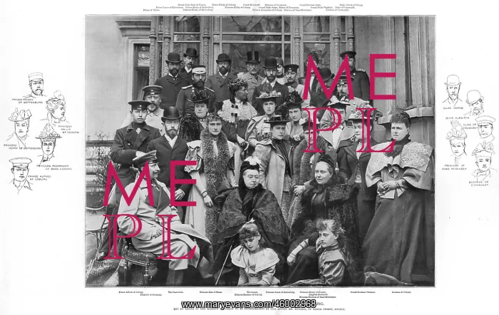: Royal Group at Palais Edinburgh, Coburg : Royal Group at Palais Edinburgh, Coburg