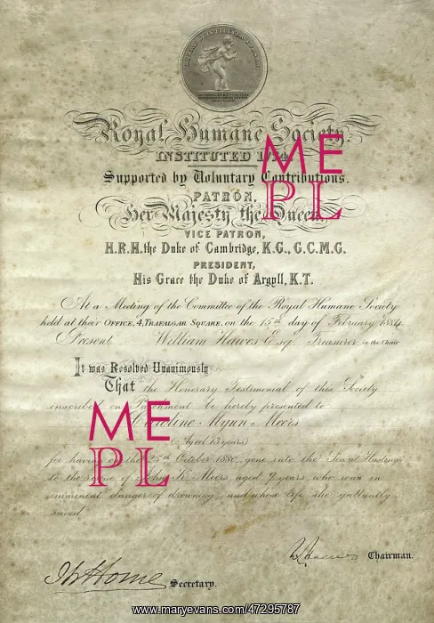 : ROYAL HUMANE SOCIETY : ROYAL HUMANE SOCIETY