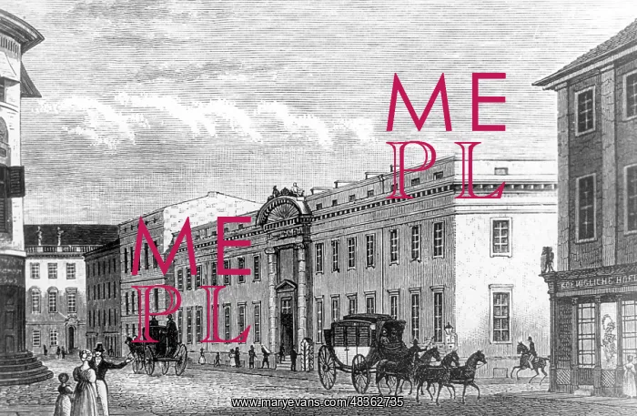 : Royal Main Bank in Berlin, 1840 : Royal Main Bank in Berlin, 1840