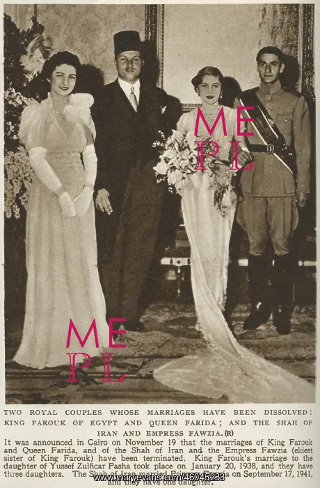 : Royal marriages dissolved : Royal marriages dissolved
