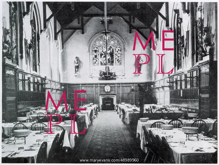 : Royal Military Academy, Woolwich, Dinning Hall 1903 : Royal Military Academy, Woolwich, Dinning Hall 1903