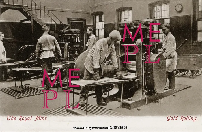 : The Royal Mint - Gold Rolling : The Royal Mint - Gold Rolling