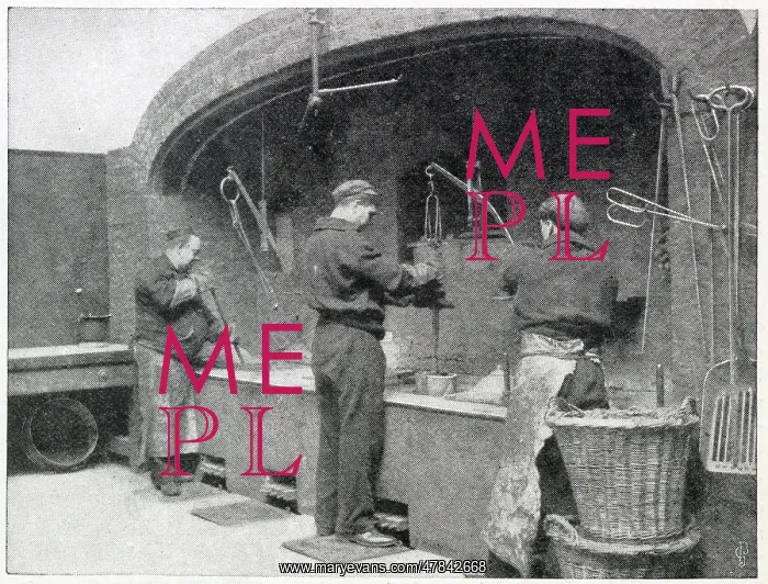 : The Royal Mint - In the Melting Room 1904 : The Royal Mint - In the Melting Room 1904