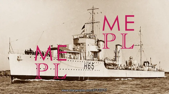  : Royal Navy Beagle Class Destroyer HMS Boadicea in 1930