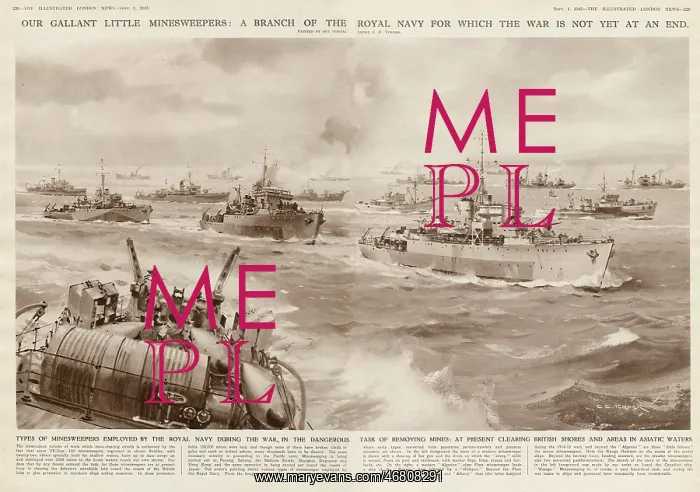 : Royal Navy Minesweepers in action : Royal Navy Minesweepers in action