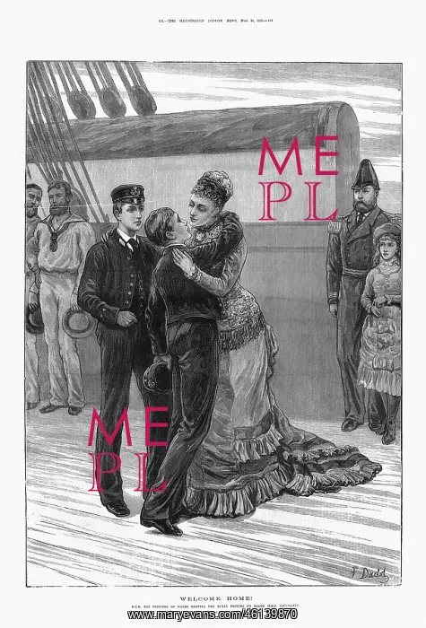: Royal princes return on H.M.S Bacchante 1880 : Royal princes return on H.M.S Bacchante 1880