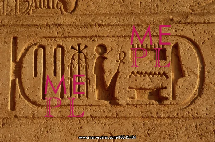: Royal protocol of Ramses II. Cartridge : Royal protocol of Ramses II. Cartridge