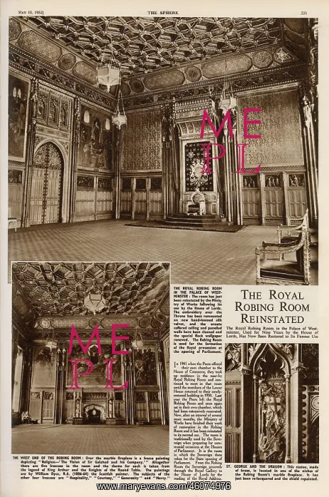 : The Royal Robing Room Reinstated : The Royal Robing Room Reinstated